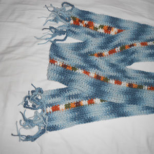 Hand Crocheted Winter Scarf